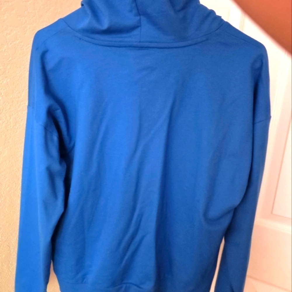 Blue Hoodie with Drawstring - Picture 7 of 7